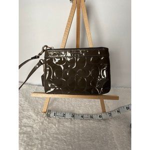GUC Coach Brown Wristlet